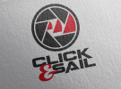 Logo Click & Sail, progettazione grafica, graphic design, logo design, stampa