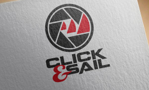 Logo Click & Sail, progettazione grafica, graphic design, logo design, stampa