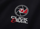 Logo Click & Sail, progettazione grafica, graphic design, logo design, graphic design, fashion design, moda, tessile, ricamo