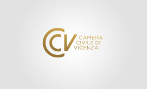Progettazione logo per Camera Civile di Vicenza, graphic design
