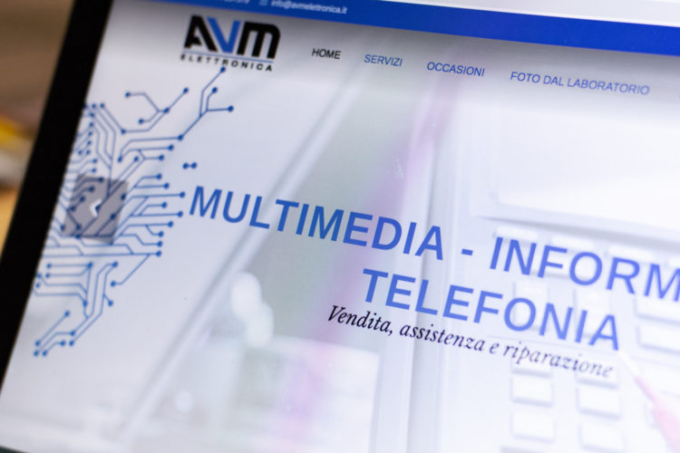 Progettazione web, AVM Elettronica, web design, graphic design