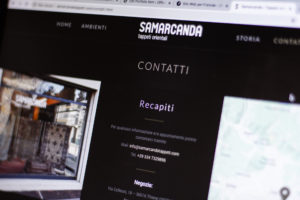 Progettazione web, Samarcanda Tappeti, web design, graphic design
